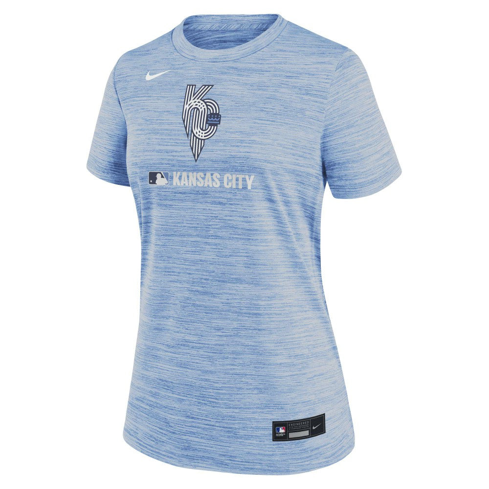 Kansas City Royals Nike Women's Authentic Collection City Connect Velocity Dri-FIT T-Shirt | MLB For sale
