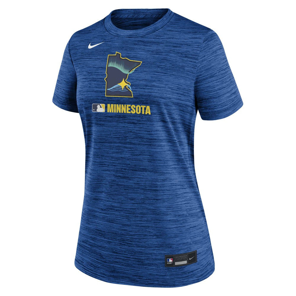 Minnesota Twins Nike Women's Authentic Collection City Connect Velocity Dri-FIT T-Shirt | MLB For sale