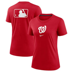 Washington Nationals Nike Women's Authentic Collection Early Work Tri-Blend T-Shirt | MLB Shop