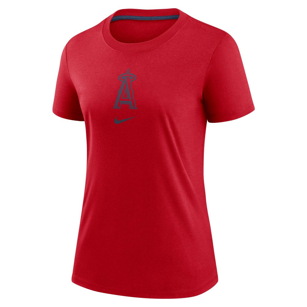 Los Angeles Angels Nike Women's Authentic Collection Early Work Tri-Blend T-Shirt | MLB Discount