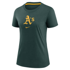 Athletics Nike Women's Authentic Collection Early Work Tri-Blend T-Shirt | MLB Online