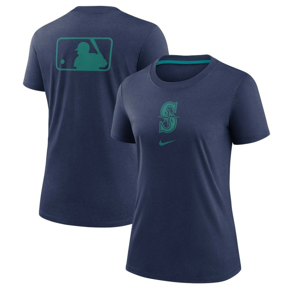 Seattle Mariners Nike Women's Authentic Collection Early Work Tri-Blend T-Shirt | MLB US