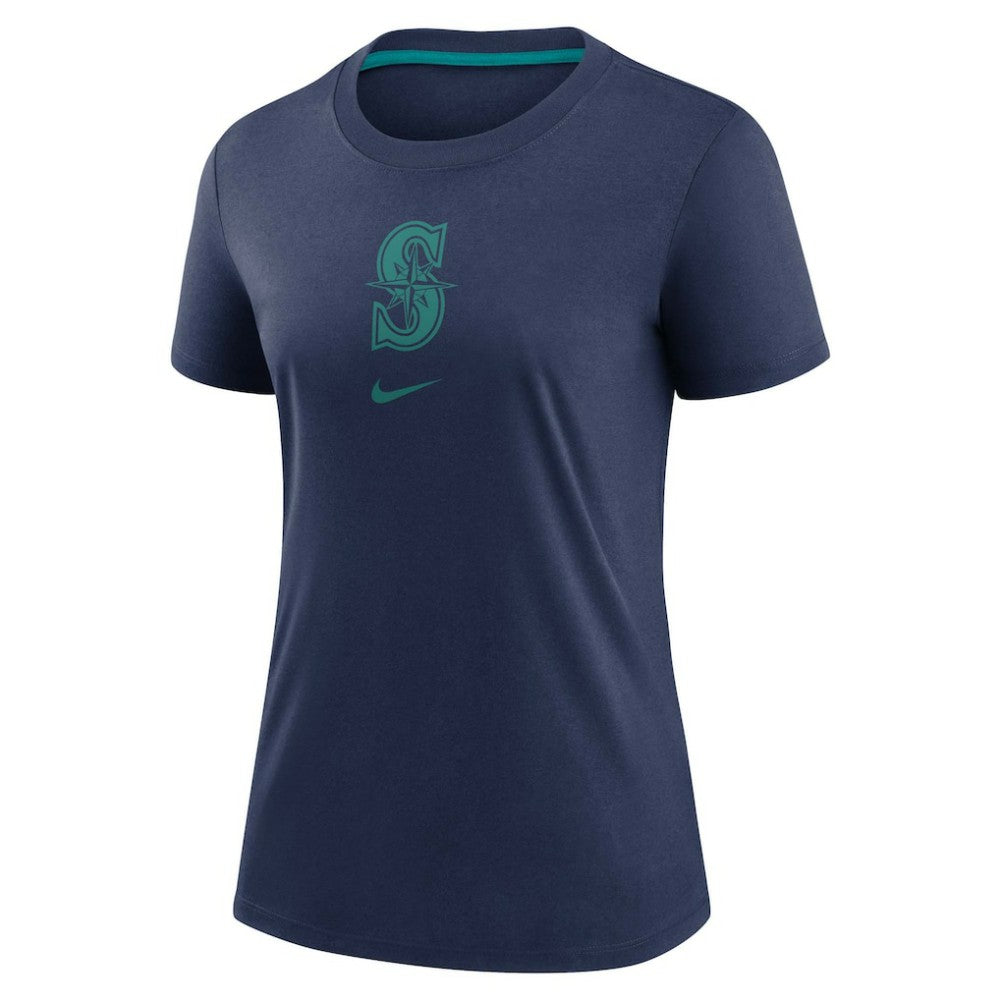 Seattle Mariners Nike Women's Authentic Collection Early Work Tri-Blend T-Shirt | MLB US