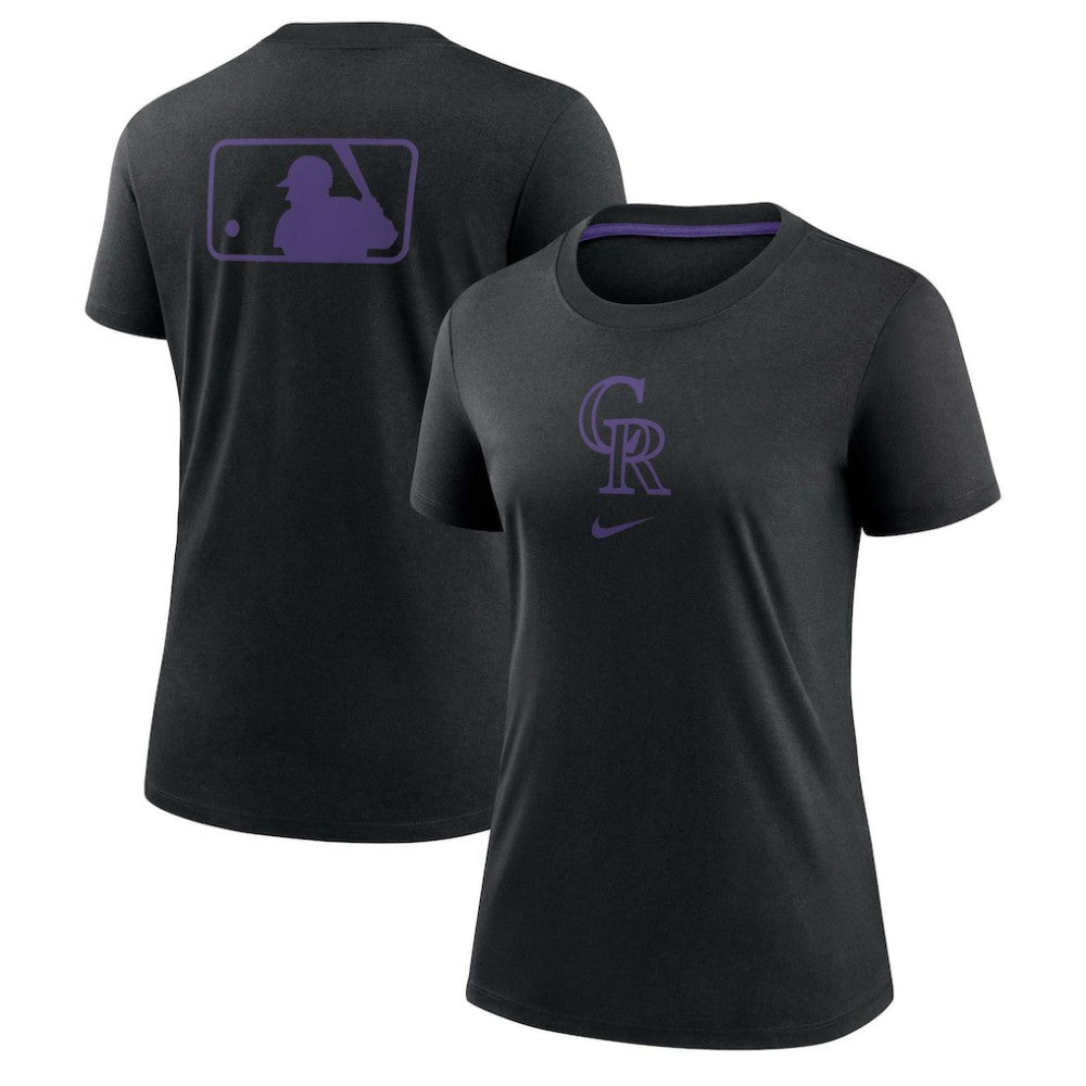 Colorado Rockies Nike Women's Authentic Collection Early Work Tri-Blend T-Shirt | MLB Near me