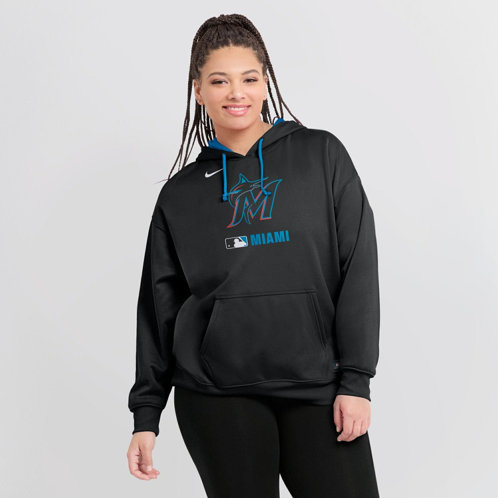 Miami Marlins Nike Women's Authentic Collection Therma-FIT Hoodie | MLB Online