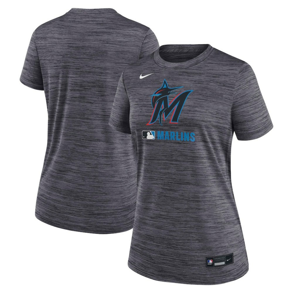 Miami Marlins Nike Women's Authentic Collection Velocity Dri-FIT T-Shirt | MLB New