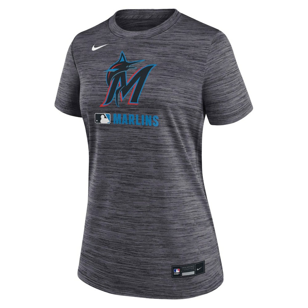 Miami Marlins Nike Women's Authentic Collection Velocity Dri-FIT T-Shirt | MLB New