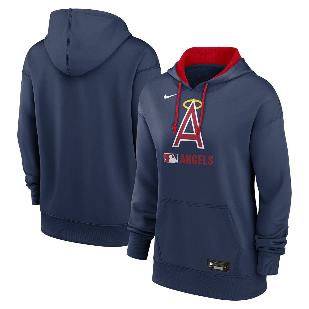 Los Angeles Angels Nike Women's Authentic Collection Lockup Alternate Logo Therma Hoodie | MLB New