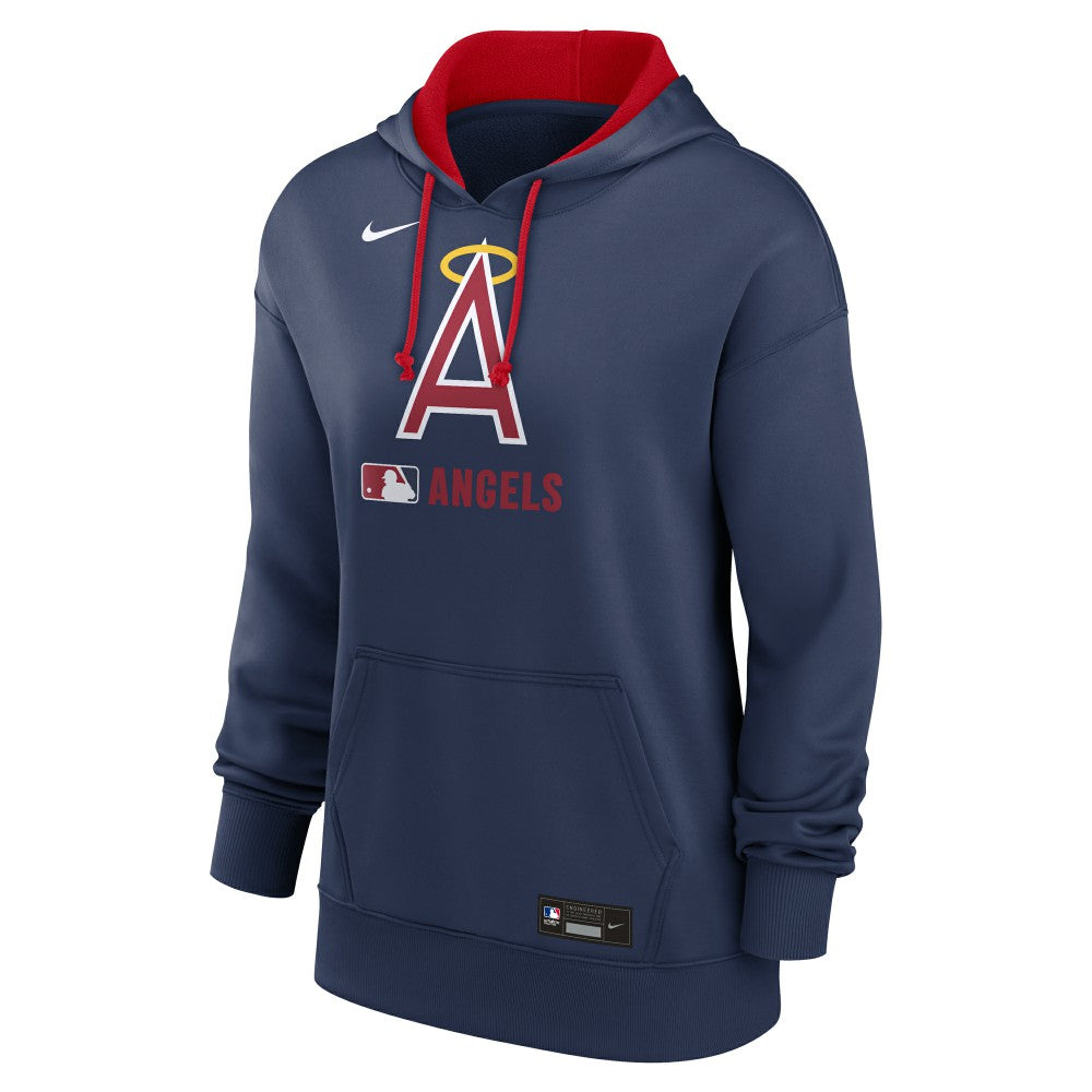 Los Angeles Angels Nike Women's Authentic Collection Lockup Alternate Logo Therma Hoodie | MLB New