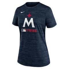 Minnesota Twins Nike Women's Authentic Collection Alternate Logo Velocity Dri-FIT  T-Shirt | MLB US