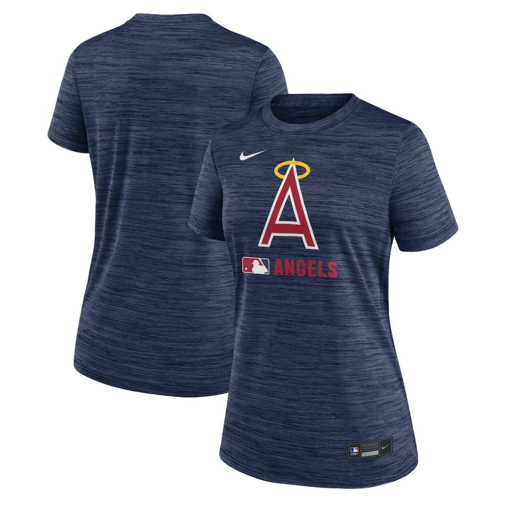 Los Angeles Angels Nike Women's Authentic Collection Alternate Logo Velocity Dri-FIT  T-Shirt | MLB On Sale