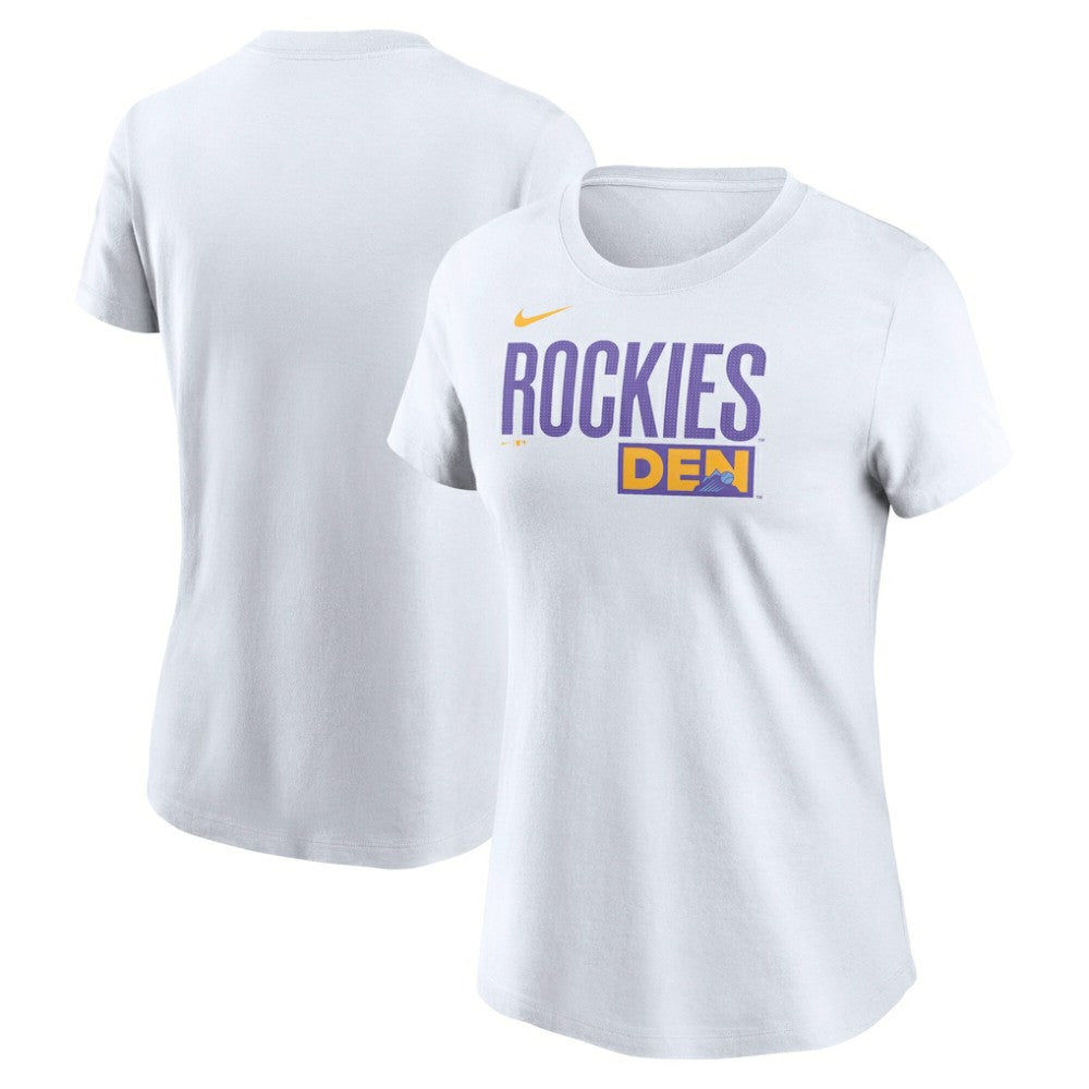 Colorado Rockies Nike Women's 2025 City Connect Wordmark T-Shirt | MLB Outlet