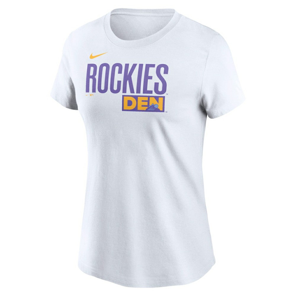 Colorado Rockies Nike Women's 2025 City Connect Wordmark T-Shirt | MLB Outlet