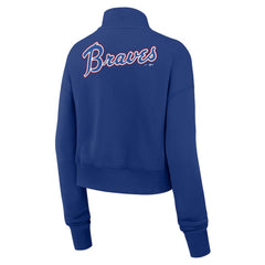 Atlanta Braves Nike Women's Cooperstown Collection Phoenix Fleece Half-Zip Sweatshirt | MLB Discount
