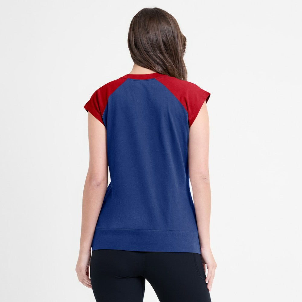 Atlanta Braves Nike Women's Cooperstown Collection Raglan Dri-FIT T-Shirt | MLB Discount