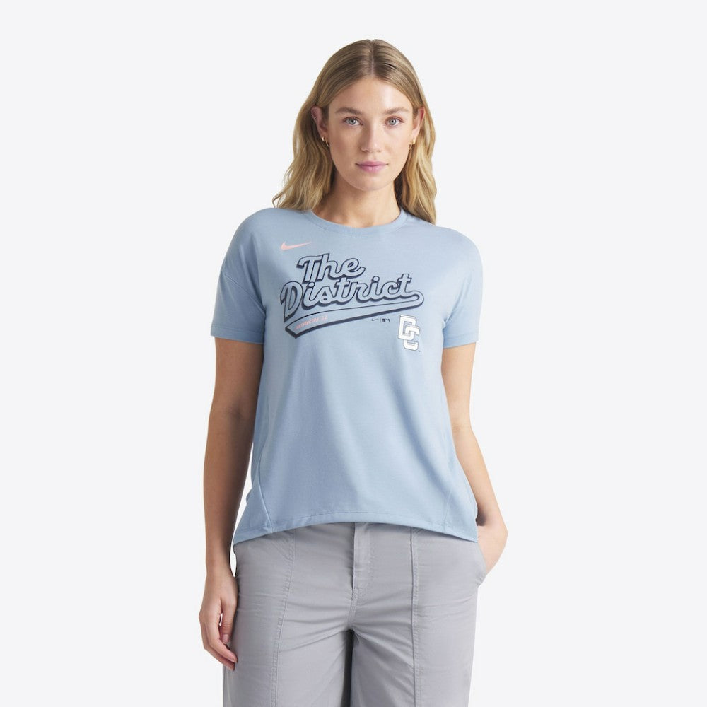 Washington Nationals Nike Women's 2025 City Connect Flowy Fashion Tri-Blend Dri-FIT T-Shirt | MLB Online