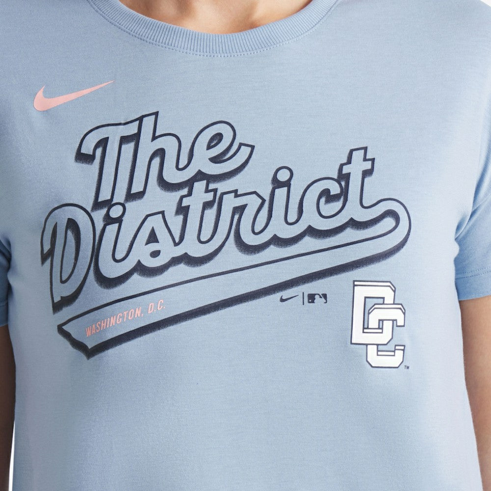 Washington Nationals Nike Women's 2025 City Connect Flowy Fashion Tri-Blend Dri-FIT T-Shirt | MLB Online