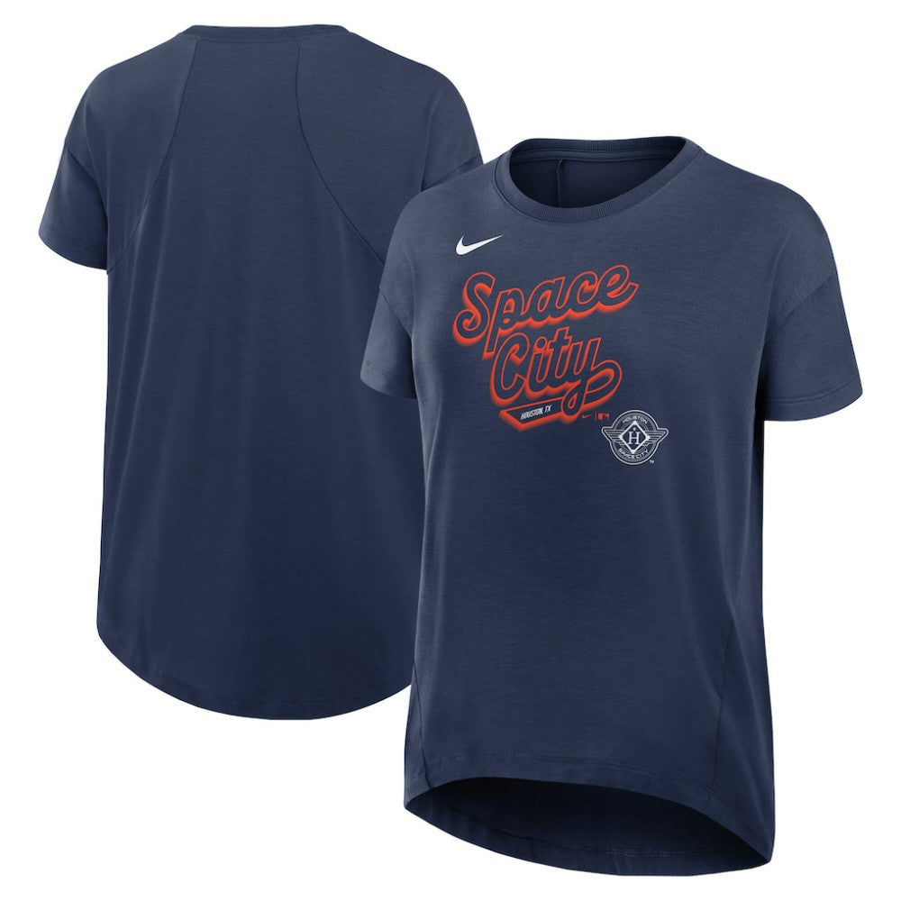 Houston Astros Nike Women's 2025 City Connect Flowy Fashion Tri-Blend Dri-FIT T-Shirt | MLB New