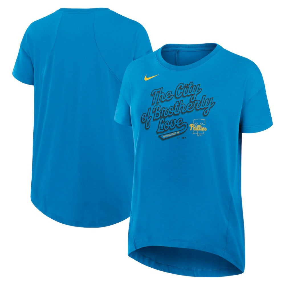 Philadelphia Phillies Nike Women's 2025 City Connect Flowy Fashion Tri-Blend Dri-FIT T-Shirt | MLB For sale