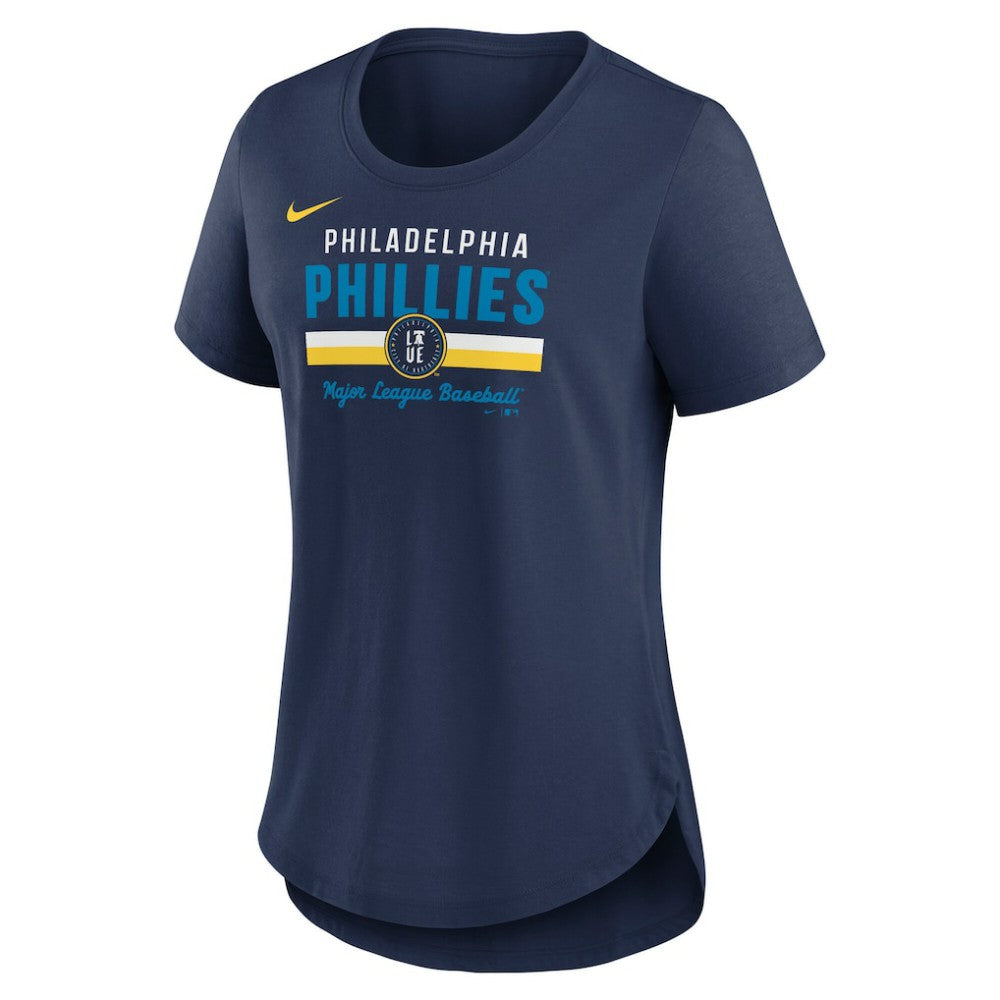 Philadelphia Phillies Nike Women's City Connect Lockup Tri-Blend T-Shirt | MLB For sale