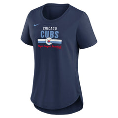 Chicago Cubs Nike Women's City Connect Lockup Tri-Blend T-Shirt | MLB On Sale