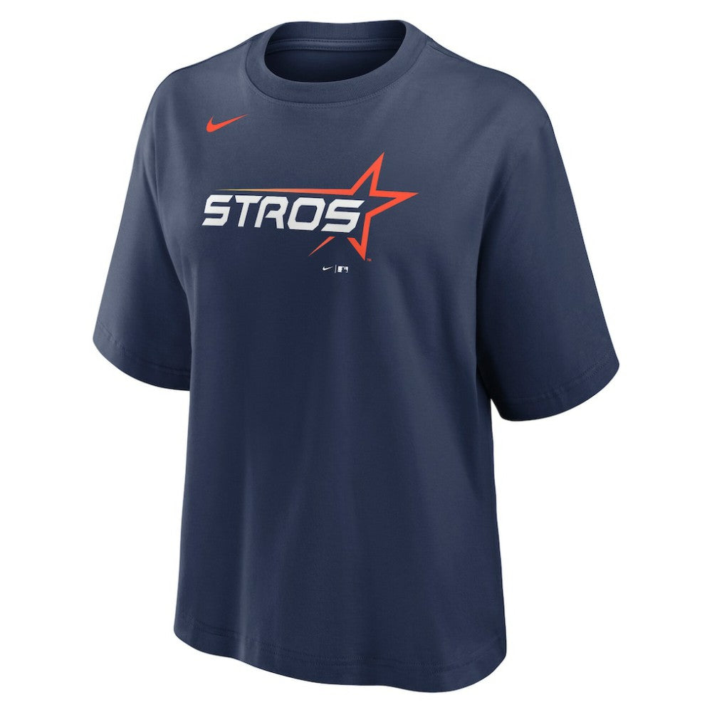Houston Astros Nike Women's 2025 City Connect Logo Boxy T-Shirt | MLB Sale