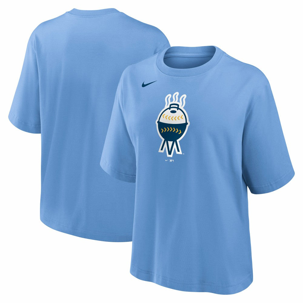 Milwaukee Brewers Nike Women's City Connect Logo Boxy T-Shirt | MLB Outlet
