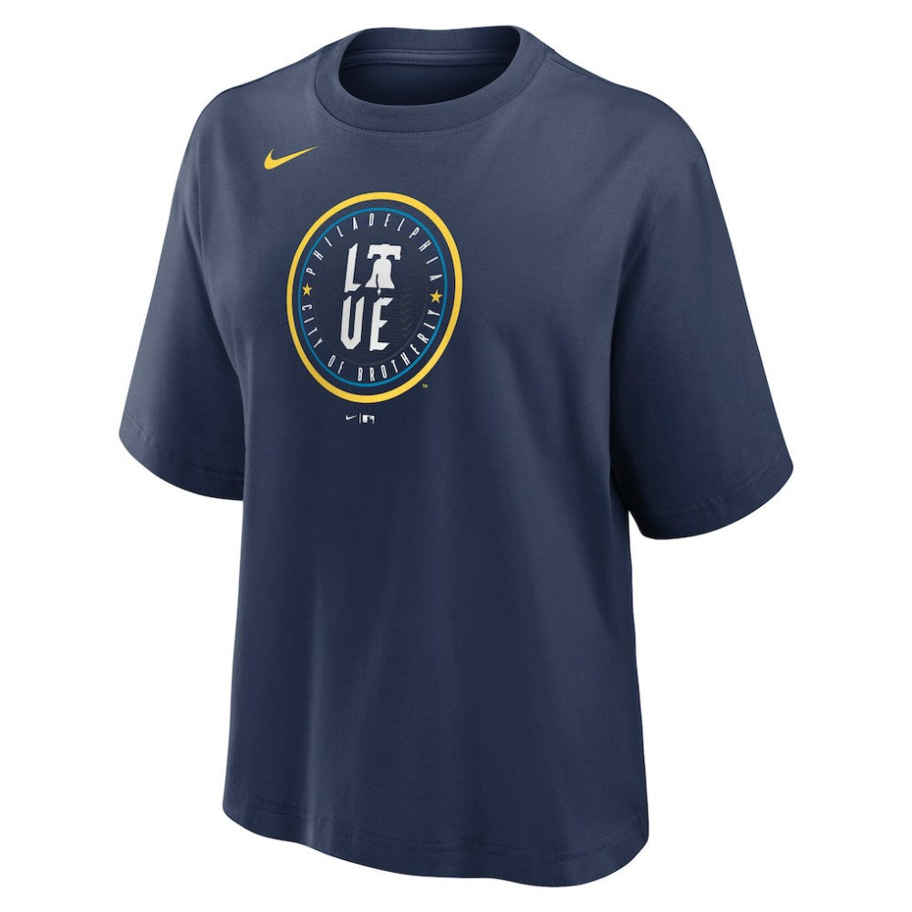 Philadelphia Phillies Nike Women's City Connect Logo Boxy T-Shirt | MLB Sale