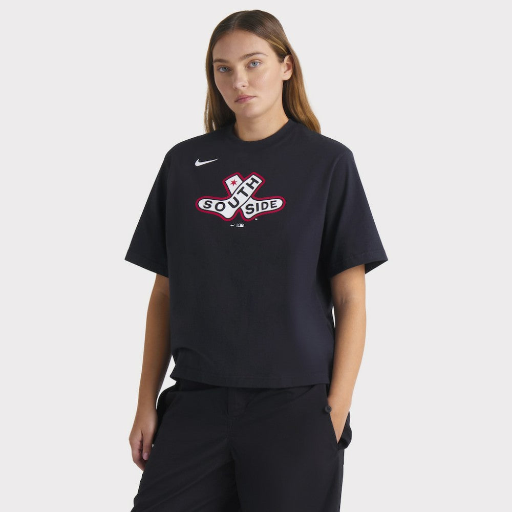 Chicago White Sox Nike Women's 2025 City Connect Logo Boxy T-Shirt | MLB Shop