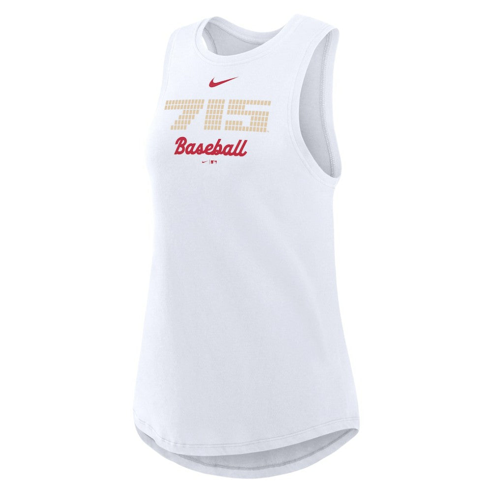 Atlanta Braves Nike Women's City Connect Tricode High Neck Dri-FIT Tank Top | MLB On Sale