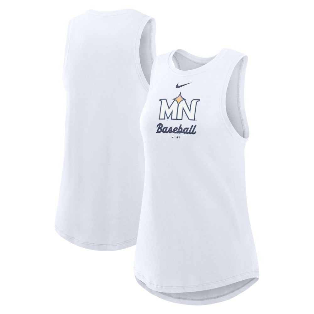 Minnesota Twins Nike Women's City Connect Tricode High Neck Dri-FIT Tank Top | MLB Online