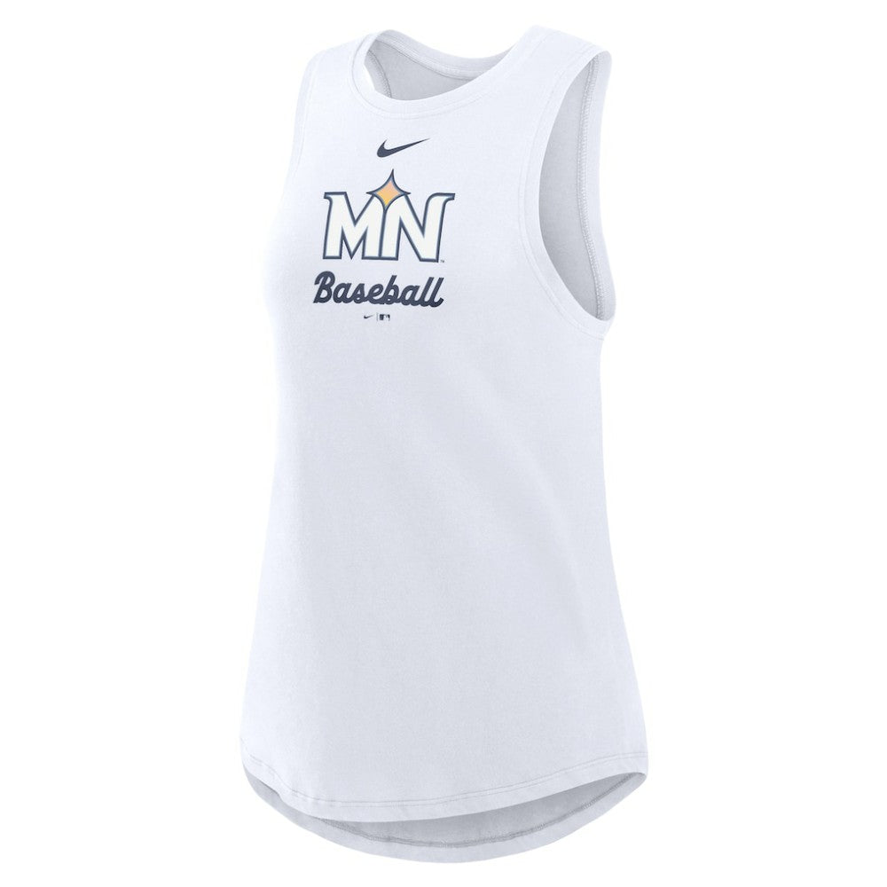 Minnesota Twins Nike Women's City Connect Tricode High Neck Dri-FIT Tank Top | MLB Online