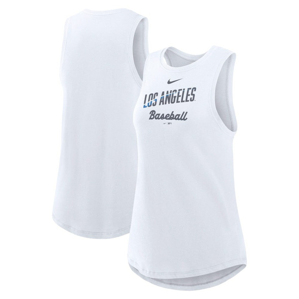 Los Angeles Dodgers Nike Women's City Connect Tricode High Neck Dri-FIT Tank Top | MLB US