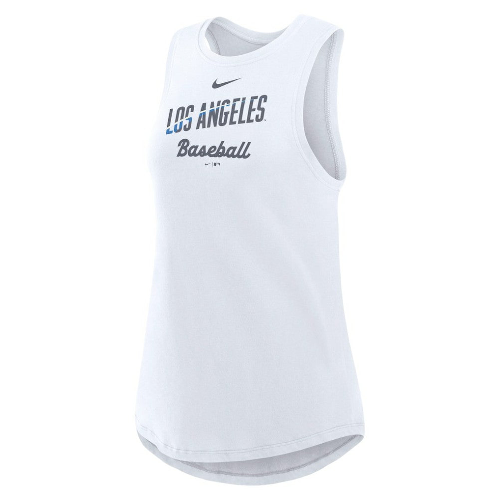 Los Angeles Dodgers Nike Women's City Connect Tricode High Neck Dri-FIT Tank Top | MLB US
