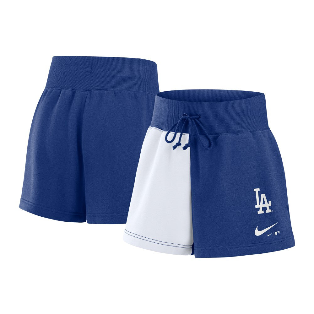 Los Angeles Dodgers Nike Women's Color-Block Phoenix Fleece Lounge Shorts | MLB Near me