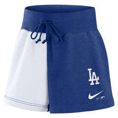 Los Angeles Dodgers Nike Women's Color-Block Phoenix Fleece Lounge Shorts | MLB Near me