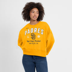 San Diego Padres Nike Women's Oversized High Hip Pullover Sweatshirt | MLB Discount