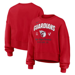 Cleveland Guardians Nike Women's Oversized High Hip Pullover Sweatshirt | MLB Sale
