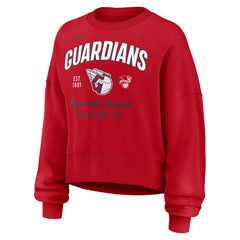Cleveland Guardians Nike Women's Oversized High Hip Pullover Sweatshirt | MLB Sale