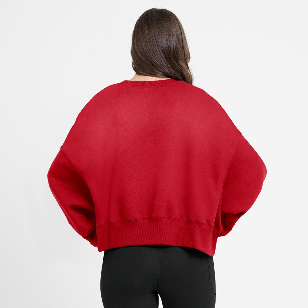 Cleveland Guardians Nike Women's Oversized High Hip Pullover Sweatshirt | MLB Sale