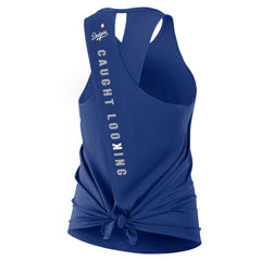 Los Angeles Dodgers Nike Open-Back Crisscross Dri-FIT Tank Top | MLB New
