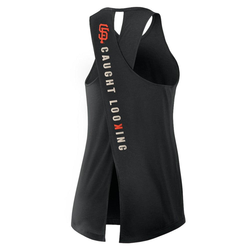 San Francisco Giants Nike Open-Back Crisscross Dri-FIT Tank Top | MLB Online