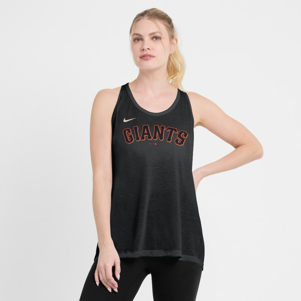 San Francisco Giants Nike Open-Back Crisscross Dri-FIT Tank Top | MLB Online
