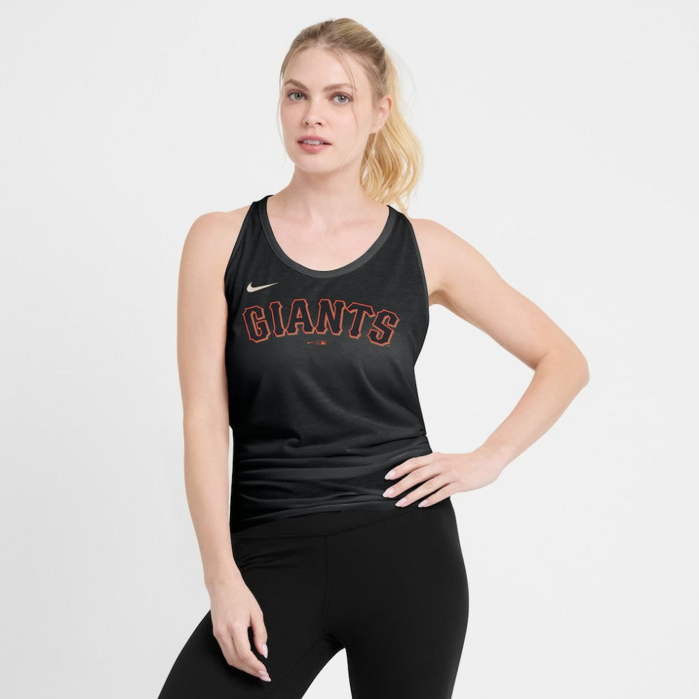 San Francisco Giants Nike Open-Back Crisscross Dri-FIT Tank Top | MLB Online