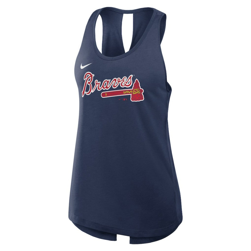 Atlanta Braves Nike Open-Back Crisscross Dri-FIT Tank Top | MLB Online