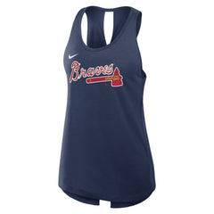 Atlanta Braves Nike Open-Back Crisscross Dri-FIT Tank Top | MLB Online