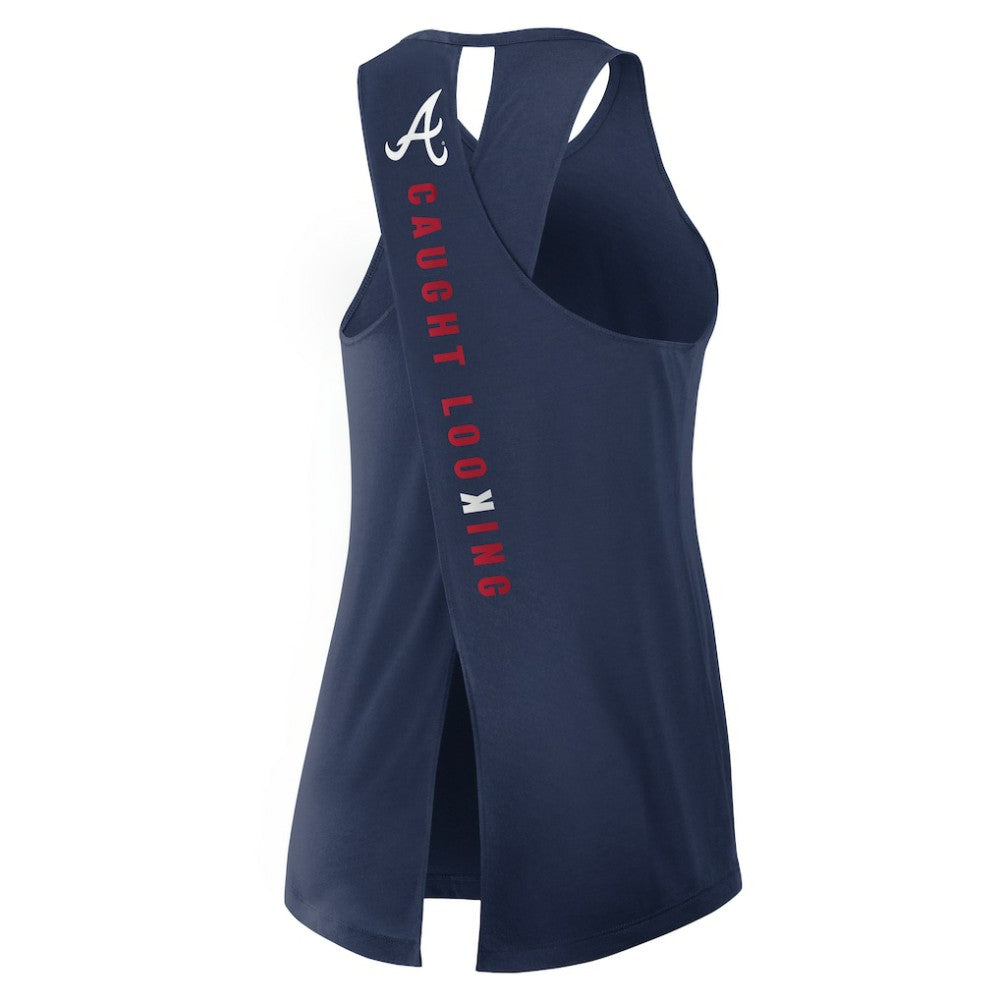 Atlanta Braves Nike Open-Back Crisscross Dri-FIT Tank Top | MLB Online
