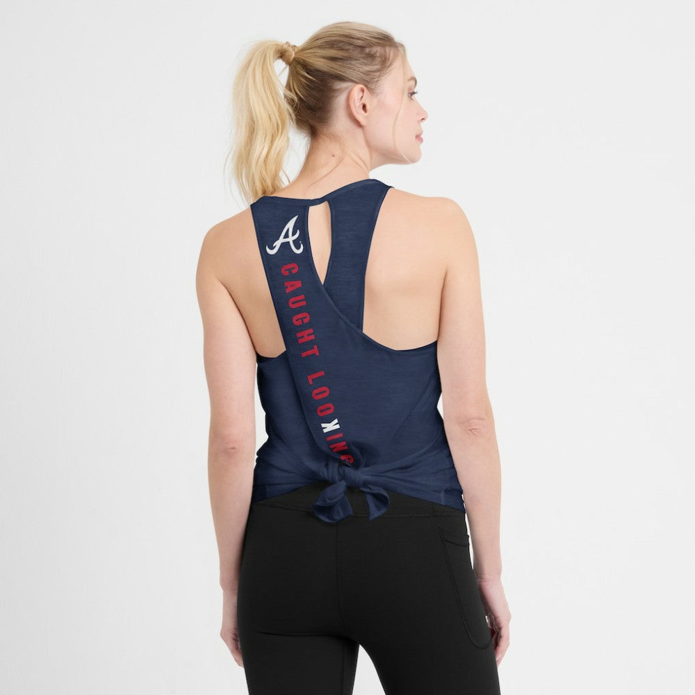 Atlanta Braves Nike Open-Back Crisscross Dri-FIT Tank Top | MLB Online