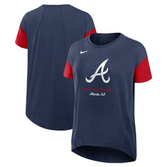 Atlanta Braves Nike Women's Flowy Fashion Tri-Blend Dri-FIT T-Shirt | MLB Shop