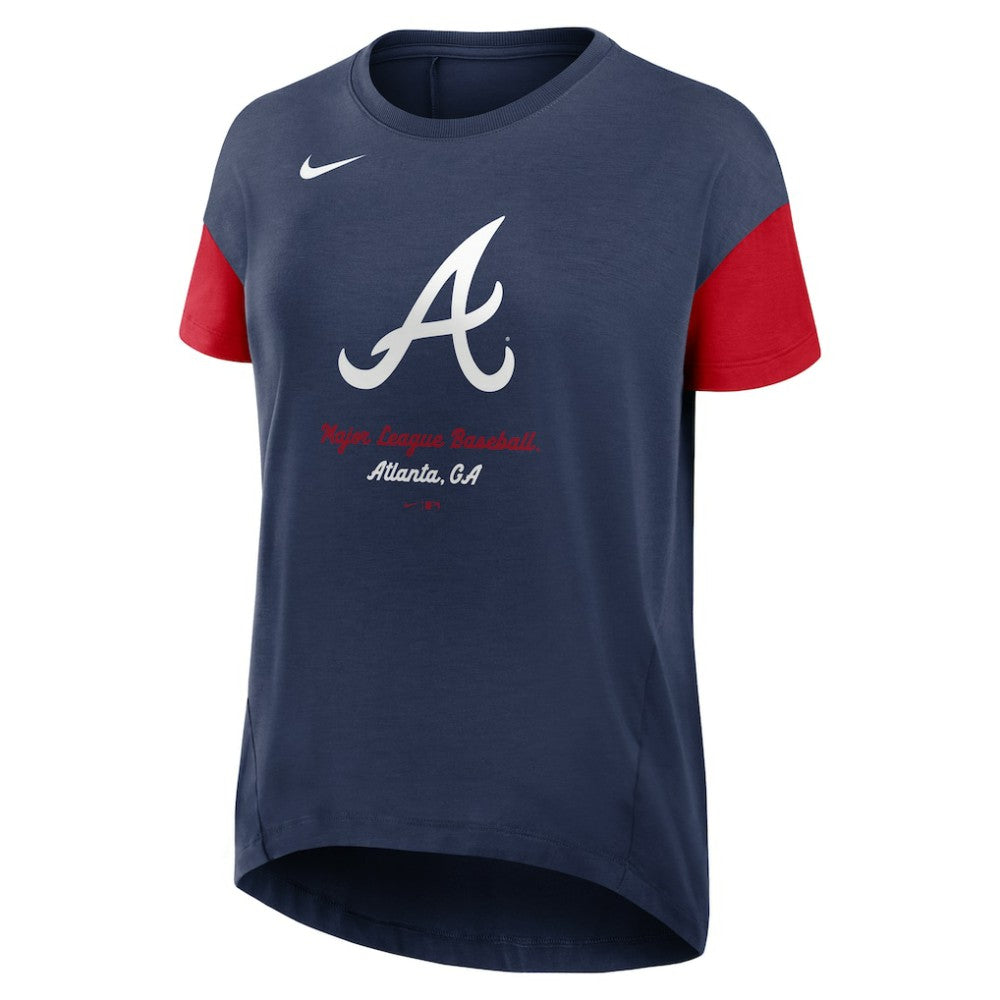 Atlanta Braves Nike Women's Flowy Fashion Tri-Blend Dri-FIT T-Shirt | MLB Shop